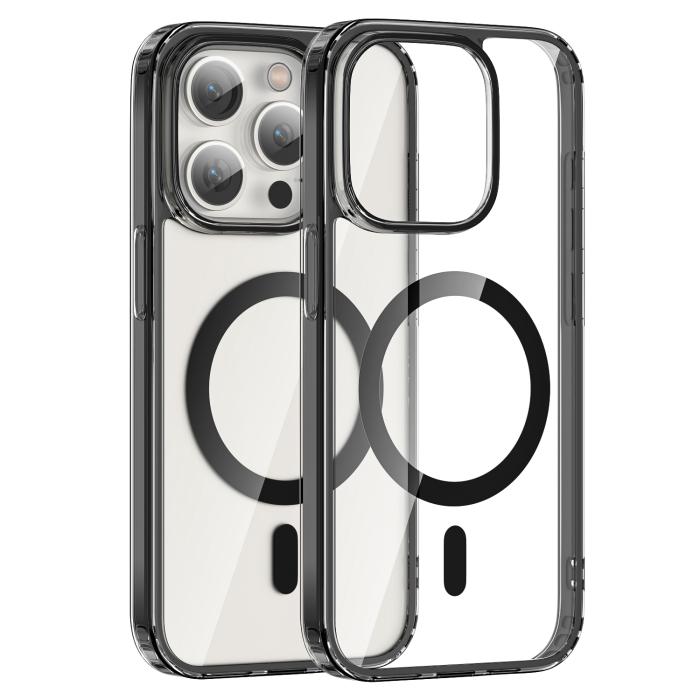 Bild 2, ColorPop ColorPop iPhone 15 Pro Max Skal CH MagSafe Transparent/Svart - Teknikhallen.se
