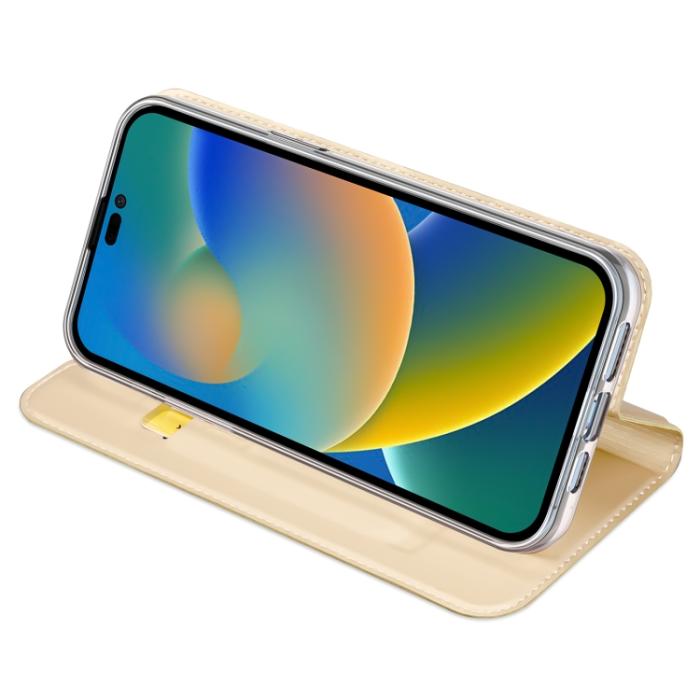 Bild 5, DUX DUCIS DUX DUCIS iPhone 14 Pro Max Fodral Skin Pro Guld - Teknikhallen.se
