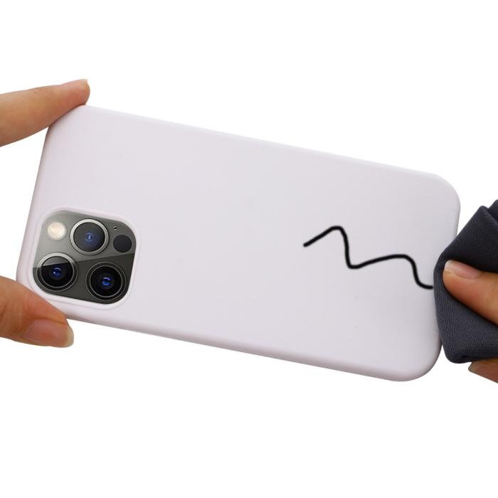 Bild 5,  iPhone 13 Pro Max - MagSafe Liquid Silikon Skal - Vit - Teknikhallen.se