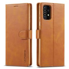 LC.IMEEKE LC.IMEEKE Samsung Galaxy A53 5G Fodral L&auml;der Brun - Teknikhallen.se