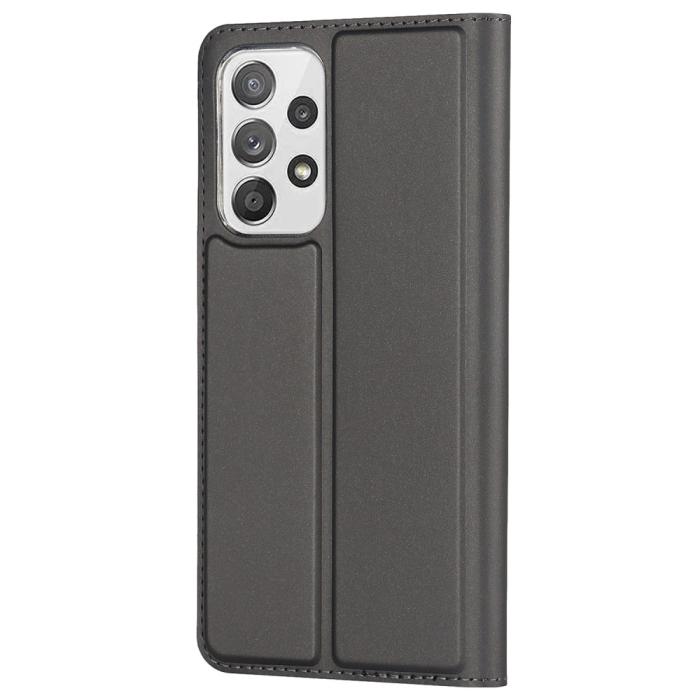 Bild 3,  Samsung Galaxy A53 5G Fodral Flip Skin Touch Svart - Teknikhallen.se