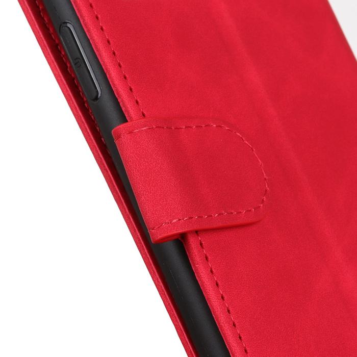 Bild 6, KHAZNEH KHAZNEH Galaxy A34 5G Fodral Retro Läder Röd - Teknikhallen.se