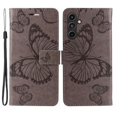  Samsung Galaxy A15 5G Fodral Fj&auml;ril Tryck Gr&aring; - Teknikhallen.se