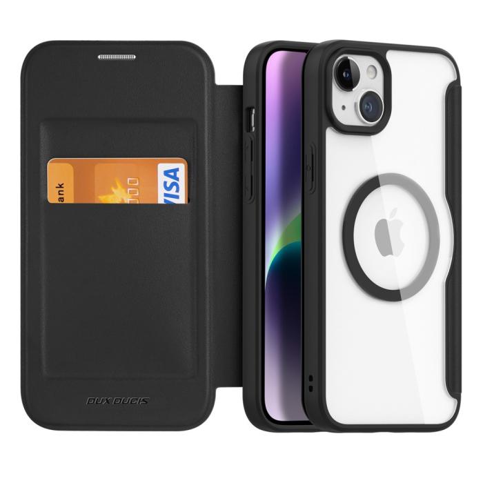Bild 2, DUX DUCIS DUX DUCIS iPhone 15 Fodral MagSafe Skin X Pro Svart - Teknikhallen.se