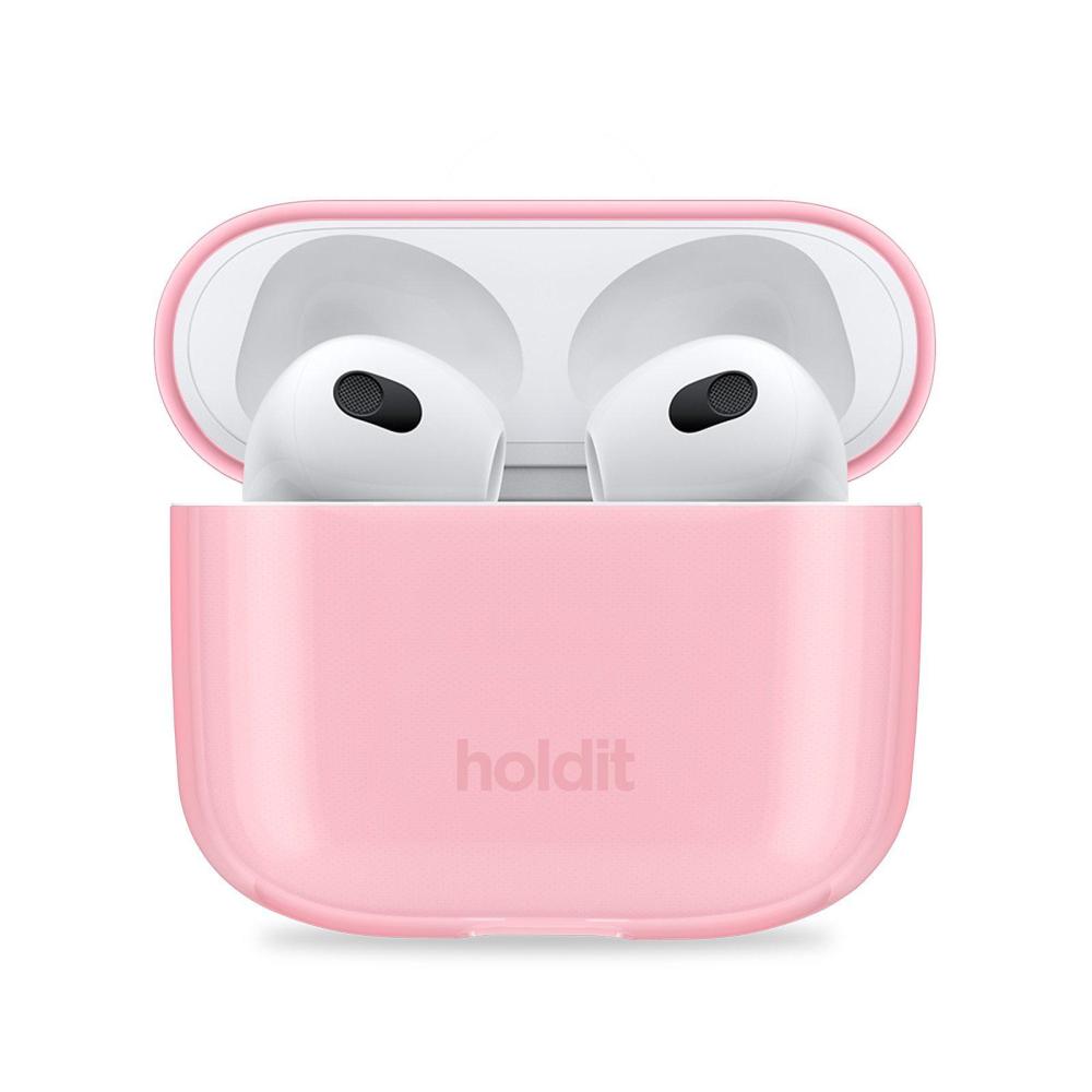 holdit holdit AirPods 3 Skal Seethru Bright Pink - Teknikhallen.se