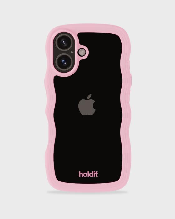 Bild 2, holdit holdit iPhone 16 Plus Skal Wavy Pink/Transparent - Teknikhallen.se