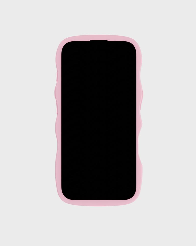 holdit holdit iPhone 16 Plus Skal Wavy Pink/Transparent - Teknikhallen.se