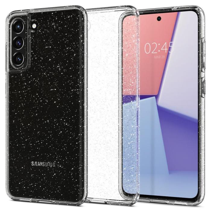 Bild 2, Spigen Spigen Samsung Galaxy S21 FE Skal Liquid Crystal Glitter - Teknikhallen.se