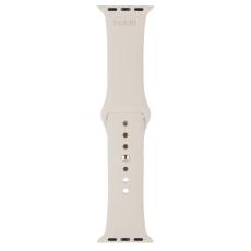 holdit holdit Armband Silikon Apple Watch 38/40/41/42 mm Light Beige - Teknikhallen.se