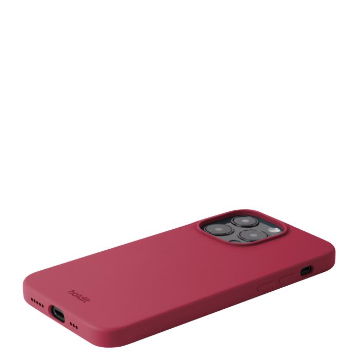 Bild 3, holdit holdit iPhone 14 Pro Mobilskal Silikon Red Velvet - Teknikhallen.se
