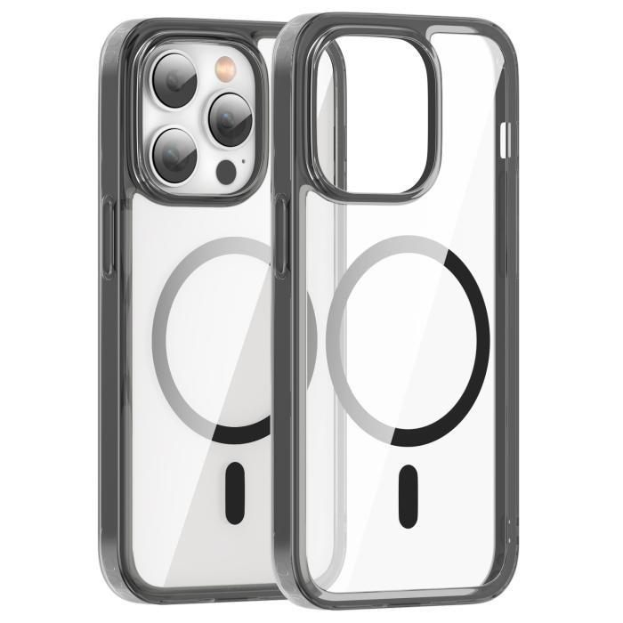 Bild 2, ColorPop ColorPop iPhone 14 Pro Max Skal CH MagSafe Transparent/Svart - Teknikhallen.se