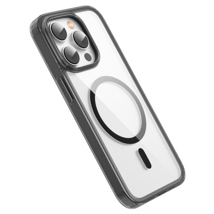 Bild 3, ColorPop ColorPop iPhone 14 Pro Max Skal CH MagSafe Transparent/Svart - Teknikhallen.se