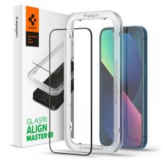 Spigen Spigen iPhone 17e/16e/14/13/13 Pro ALM Glas FC Helt&auml;ckande Sk&auml;rmskydd - Teknikhallen.se