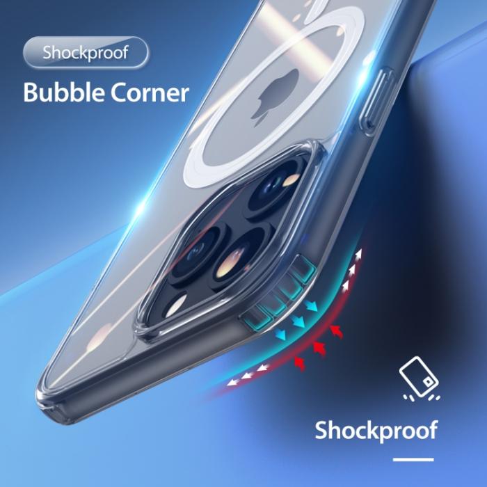 Bild 5, DUX DUCIS DUX DUCIS iPhone 15 Pro Skal Clin MagSafe Transparent - Teknikhallen.se