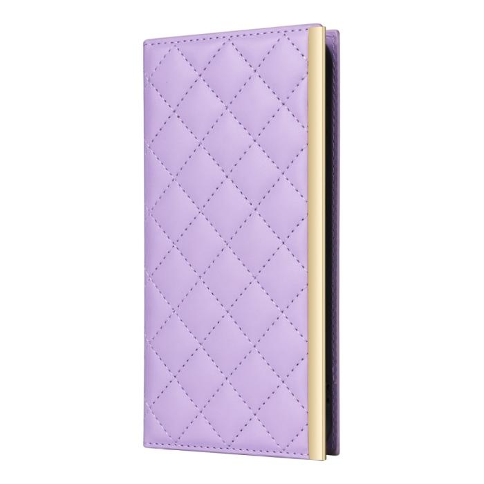 Bild 6,  Samsung Galaxy S25 Plus Fodral Rhombus Läder Lila - Teknikhallen.se