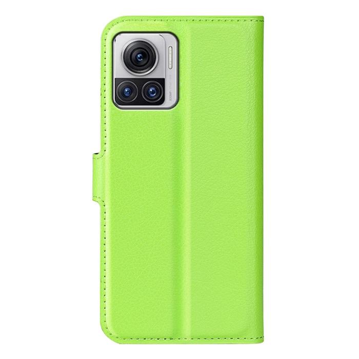 Bild 6,  Motorola Edge 30 Ultra 5G Fodral Litchi Läder Grön - Teknikhallen.se