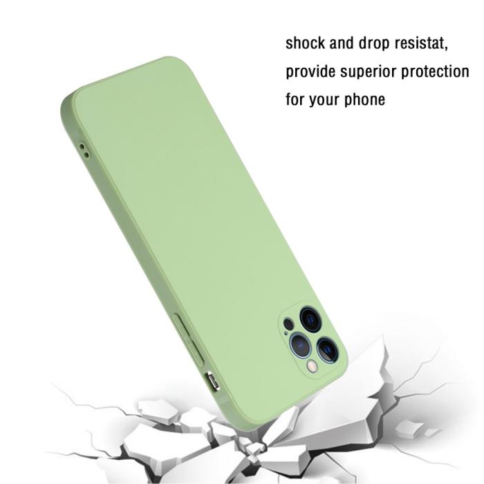 Bild 4,  iPhone 13 Pro Max - Mobilskal Slim TPU - Grön - Teknikhallen.se