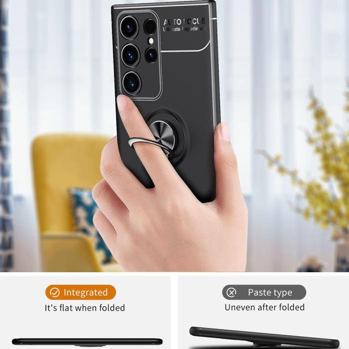Bild 4,  Samsung Galaxy S24 Ultra Skal Ring Blå - Teknikhallen.se