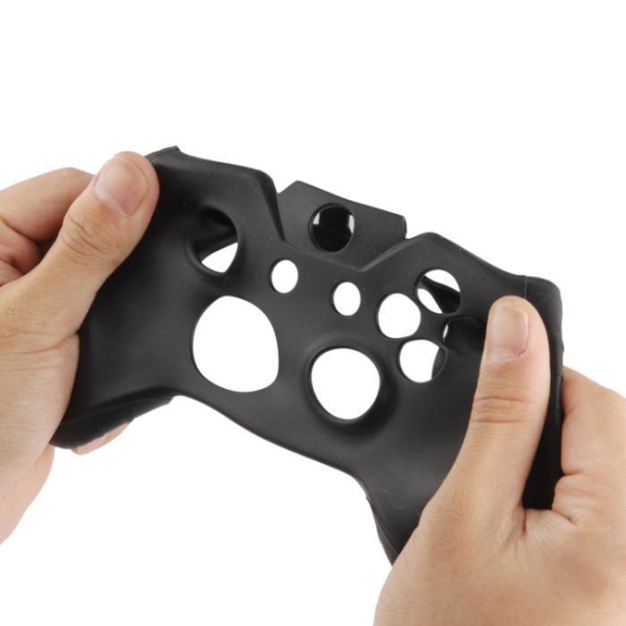 Bild 6,  Silikonskal För Xbox One Handkontroll Svart - Teknikhallen.se