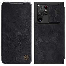NILLKIN NILLKIN Samsung Galaxy S22 Ultra Fodral Qin Series Svart - Teknikhallen.se