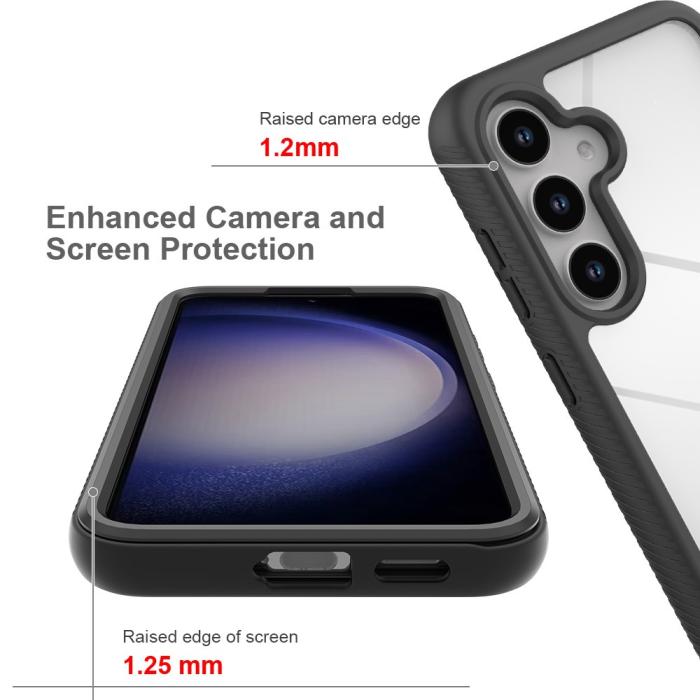 Bild 3,  Samsung Galaxy S24 Skal Hybrid Defense Svart - Teknikhallen.se