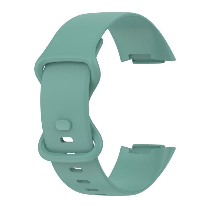 Bild 3,  Fitbit Charge 6 / 5 Armband TPU (S) Grön - Teknikhallen.se