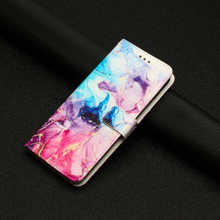 Bild 6,  Samsung Galaxy S26 Ultra Fodral Läder Marmor Rosa / Lila - Teknikhallen.se