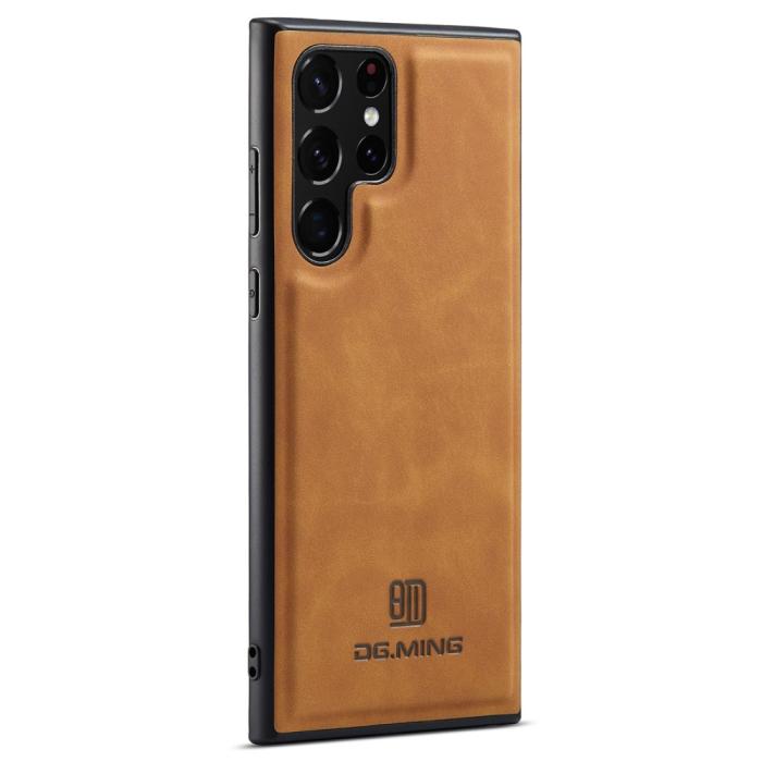 Bild 3, DG.MING DG.MING Galaxy S24 Ultra Skal Läderbelagt Brun - Teknikhallen.se