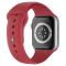 ColorPop Apple Watch 42/44/45/49 mm Silikon Armband (S/M) Crimson - Teknikhallen.se