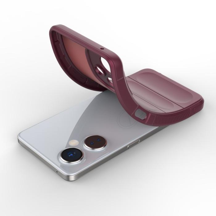 Bild 2,  OnePlus Nord CE 3 Lite 5G Skal Magic Shield Vinröd - Teknikhallen.se