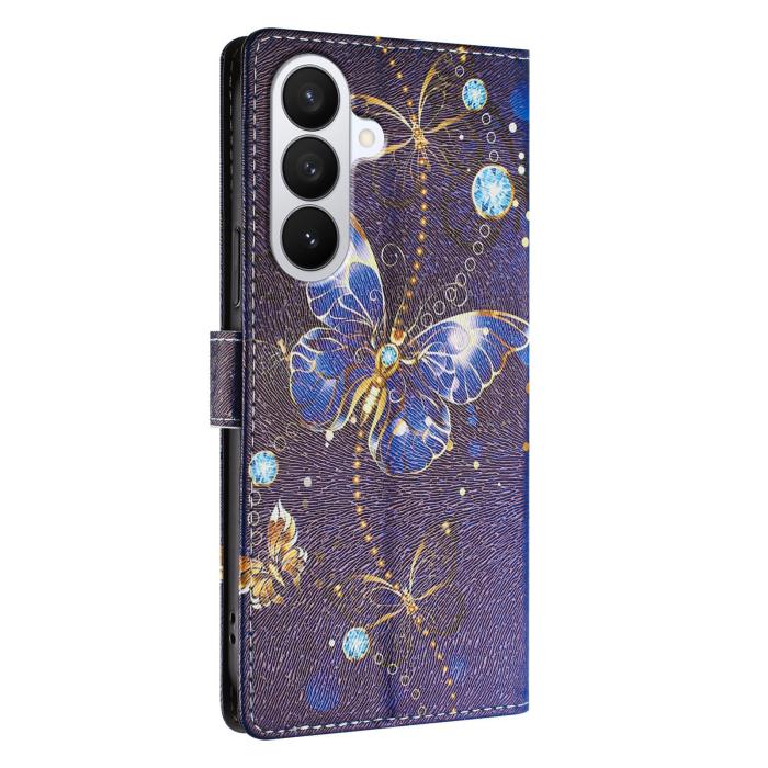 Bild 4,  Samsung Galaxy S26 Fodral Med Tryck Blå Fjäril - Teknikhallen.se