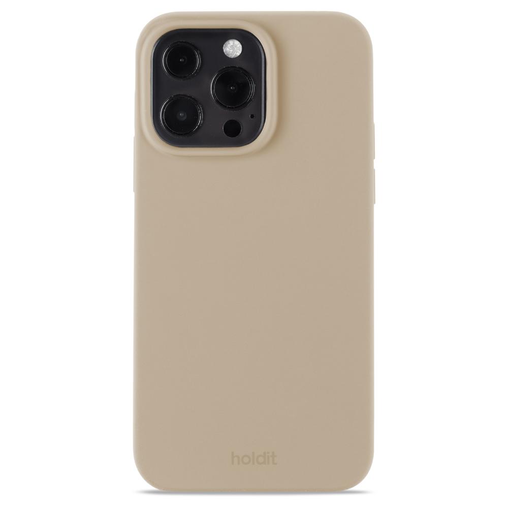 holdit holdit iPhone 13 Pro Mobilskal Silikon Latte Beige - Teknikhallen.se