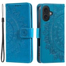  iPhone 16 Fodral Mandala L&auml;der Bl&aring; - Teknikhallen.se