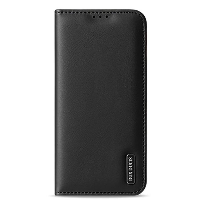 Bild 2, DUX DUCIS DUX DUCIS Samsung Galaxy S22 Plus Fodral HIVO RFID Äkta Läder Svart - Teknikhallen.se