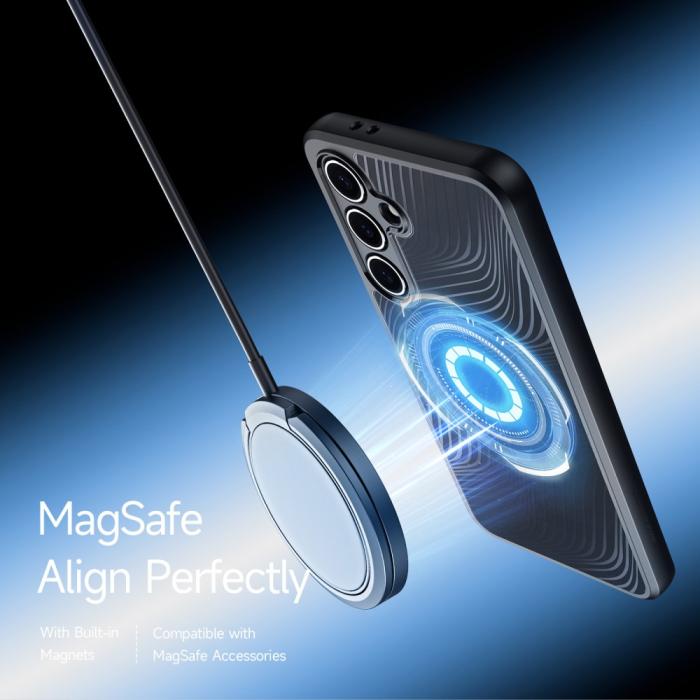 Bild 4, DUX DUCIS DUX DUCIS Samsung Galaxy S24 FE Skal MagSafe Aimo Series Svart - Teknikhallen.se