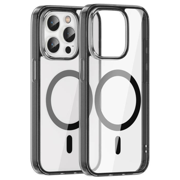 Bild 2, ColorPop ColorPop iPhone 15 Pro Skal CH MagSafe Transparent/Svart - Teknikhallen.se