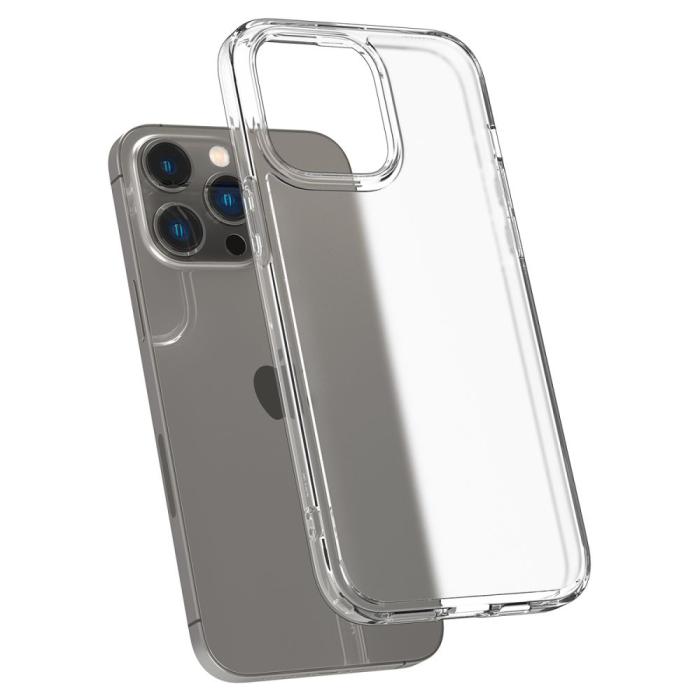 Bild 6, Spigen Spigen iPhone 14 Pro Max Skal Ultra Hybrid Frostad Transparent - Teknikhallen.se