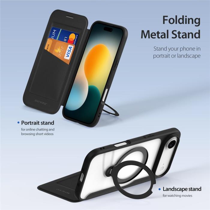 Bild 4, DUX DUCIS DUX DUCIS iPhone Air Fodral MagSafe Kickstand Skin X Pro - Teknikhallen.se
