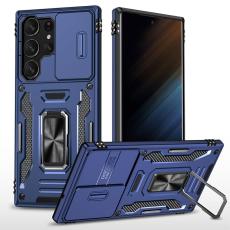  Samsung Galaxy S23 Ultra Skal Hybrid Ring Armor M&ouml;rk Bl&aring; - Teknikhallen.se