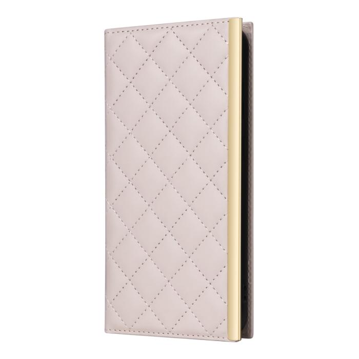 Bild 6,  Samsung Galaxy S25 Plus Fodral Rhombus Läder Beige - Teknikhallen.se