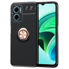  Xiaomi Redmi 10 5G Skal Ring Svart/Ros&eacute;guld - Teknikhallen.se