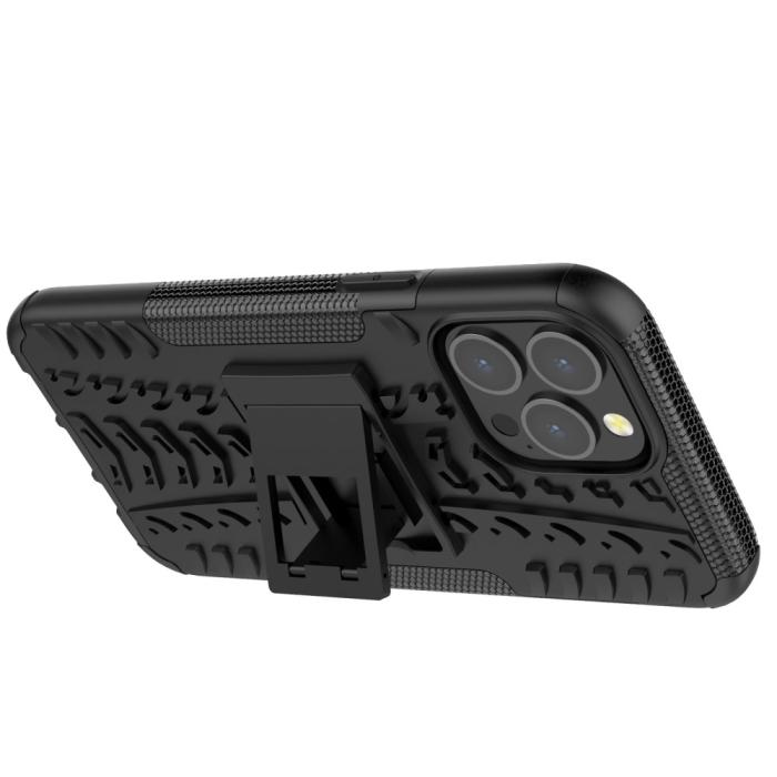 Bild 3,  iPhone 13 Pro Max - Ultimata Stöttåliga Skalet med Stöd - Svart - Teknikhallen.se