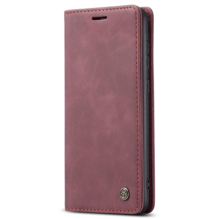 Bild 2, CASEME CASEME Samsung Galaxy A53 5G Fodral Retro Läder Röd - Teknikhallen.se