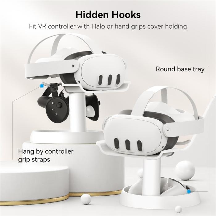 Bild 5, AMVR AMVR Apple Vision Pro / VR Headset Ställ Vit - Teknikhallen.se