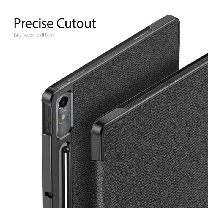 Bild 5, DUX DUCIS DUX DUCIS Lenovo Tab P12 Fodral DOMO Tri-Fold Läder Svart - Teknikhallen.se