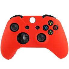 Silikonskal F&ouml;r Xbox One Handkontroll R&ouml;d - Teknikhallen.se