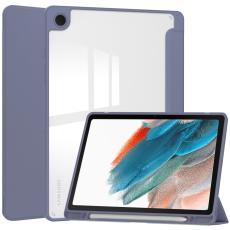  Samsung Galaxy Tab A9 Plus Fodral Hybrid Pennh&aring;llare Lila - Teknikhallen.se