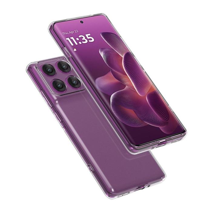 Bild 2,  Motorola Edge 60 / 60 Fusion Skal Ultra Thin TPU Transparent - Teknikhallen.se