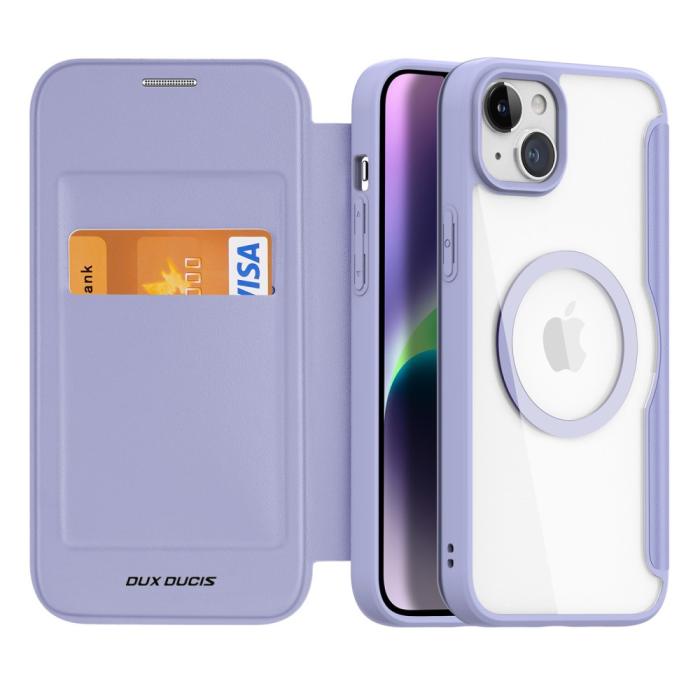 Bild 2, DUX DUCIS DUX DUCIS iPhone 15 Fodral MagSafe Skin X Pro Lila - Teknikhallen.se