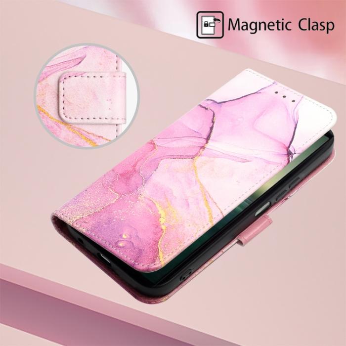 Bild 5,  Sony Xperia 1 IV Fodral Marmor Rosa/Lila/Guld - Teknikhallen.se